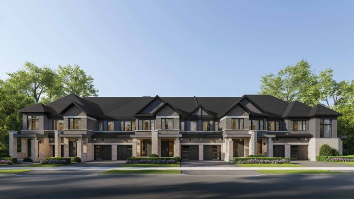 Classic Townhomes exterior rendering