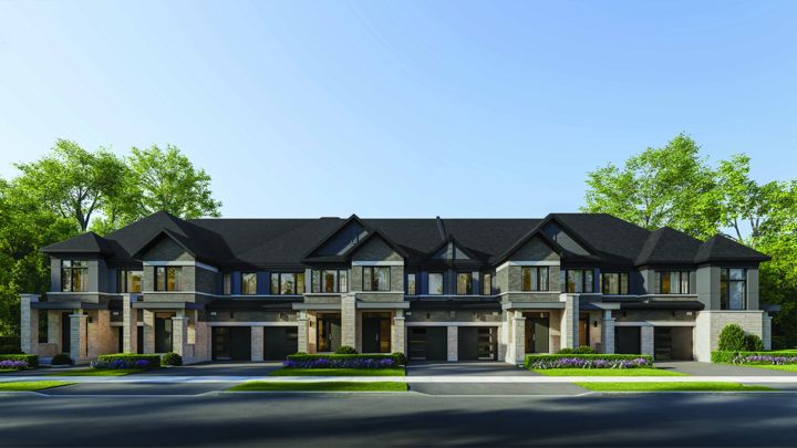 Classic Townhomes exterior rendering