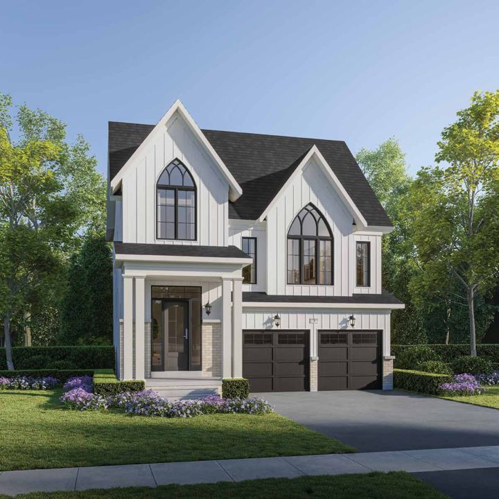 38′ Detached Homes exterior rendering