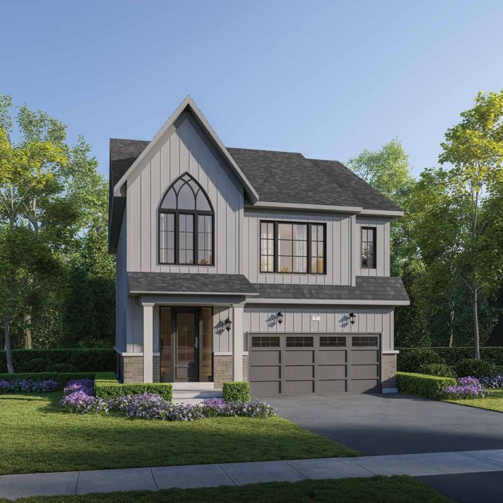 38′ Detached Homes exterior rendering